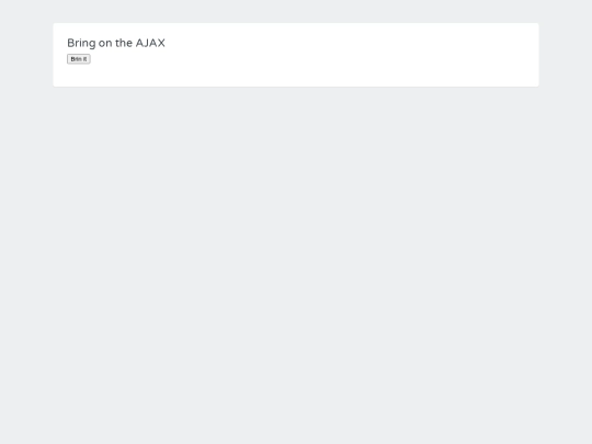 Ajax screenshot