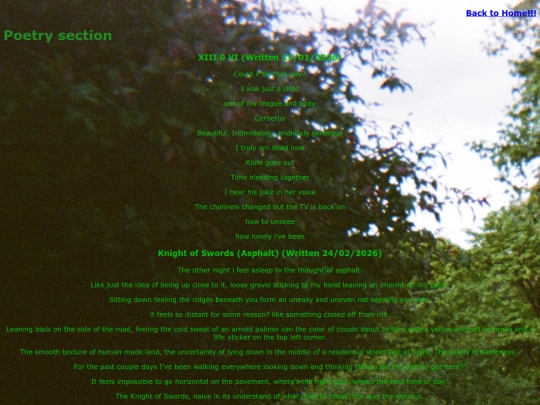 Poetry screenshot