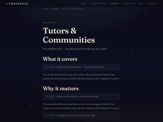 communities screenshot
