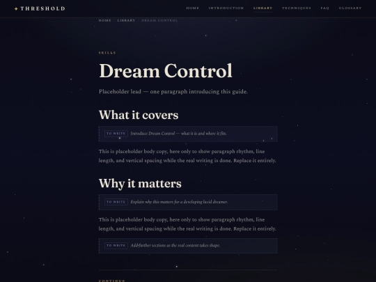 dream-control screenshot