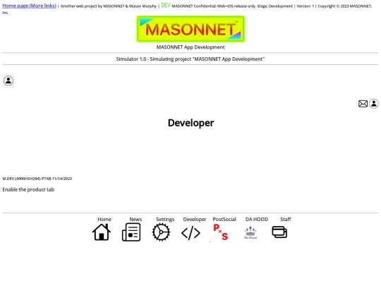 development/app/developer screenshot