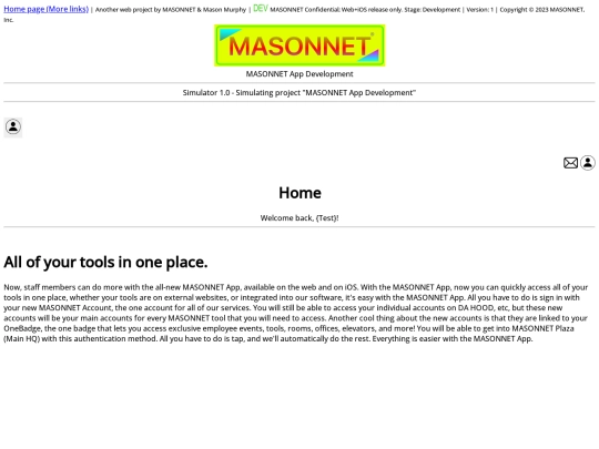 development/app/home screenshot