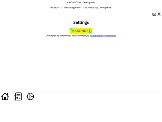 development/app/settings screenshot