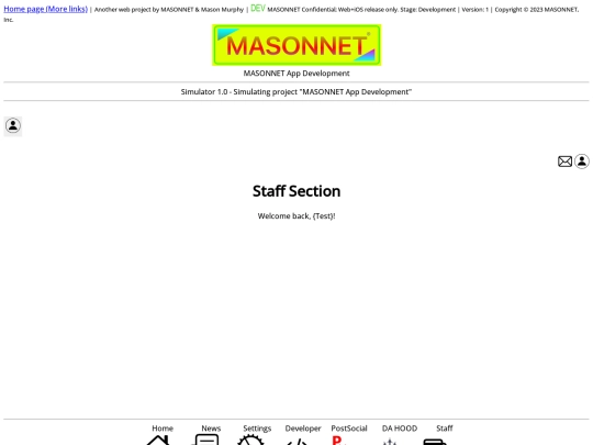 development/app/staffaccess screenshot