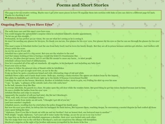 writing screenshot