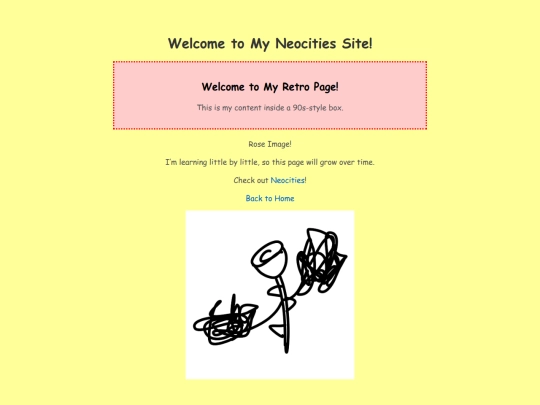 testpage screenshot