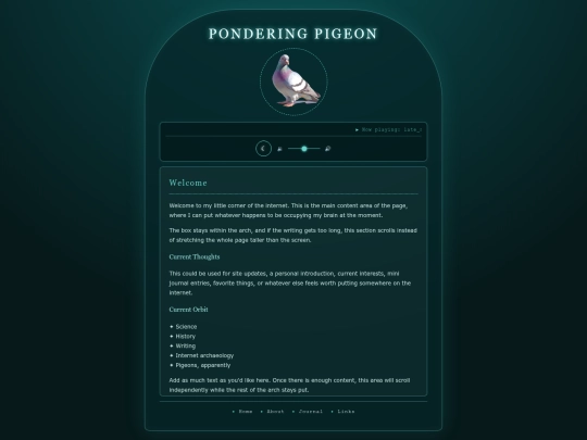 Journal screenshot