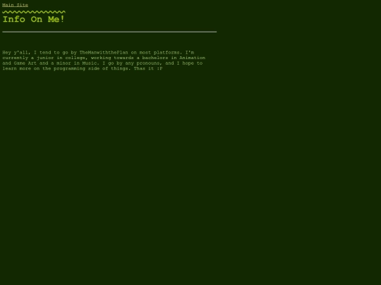 info screenshot