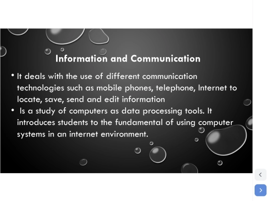 InformationCommunication screenshot