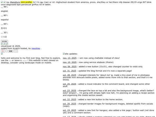index screenshot