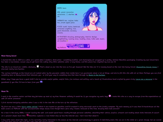 pages/about screenshot