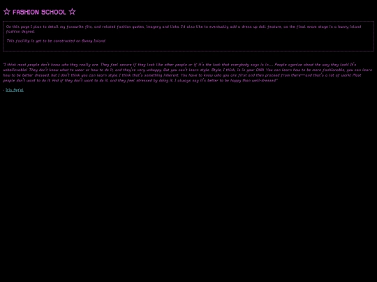 pages/fashionschool screenshot