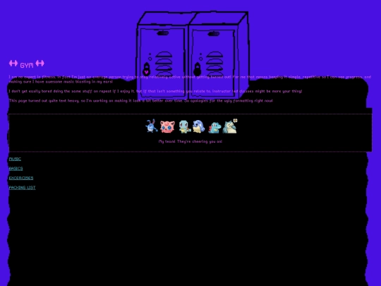 pages/gym screenshot