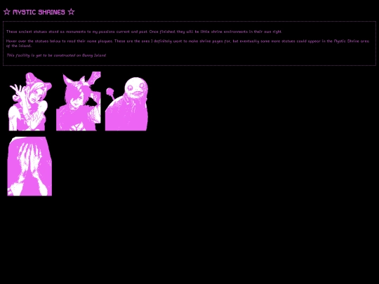 pages/shrines screenshot