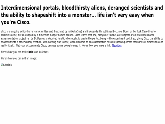 index screenshot