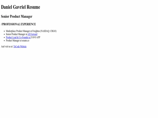 index screenshot