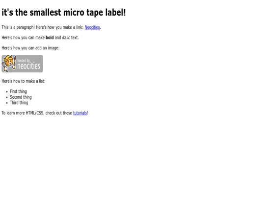 index screenshot