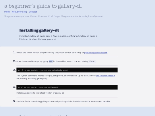 gallery-dl screenshot