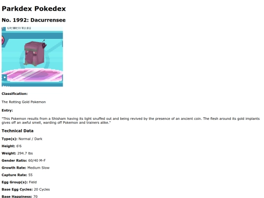 PokedexDacurrensee screenshot