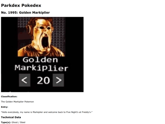 PokedexGoldenMarkiplier screenshot