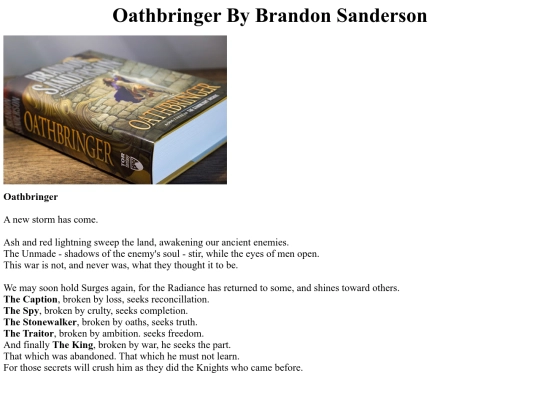 Oathbringer screenshot