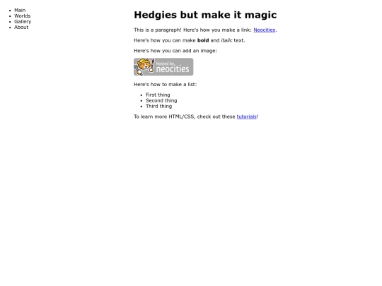 index screenshot