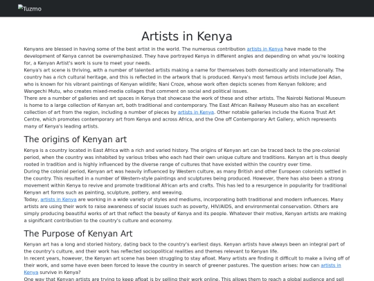 artists-in-kenya screenshot