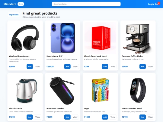 E-Commerce screenshot