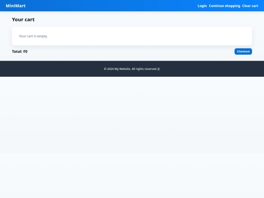 cart screenshot