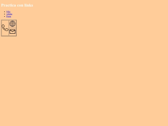 Ejerciciolinks screenshot