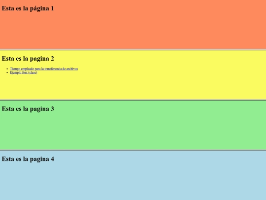 frames/ejemploframesrows screenshot
