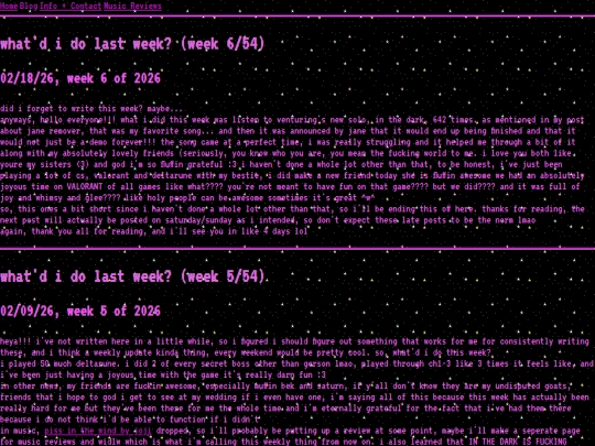 blog screenshot