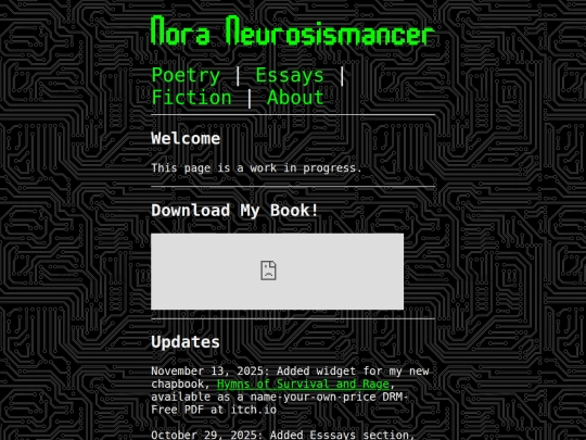 index screenshot