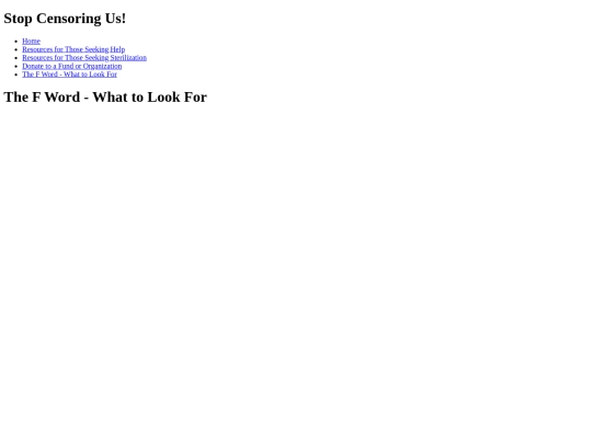 html/fword screenshot