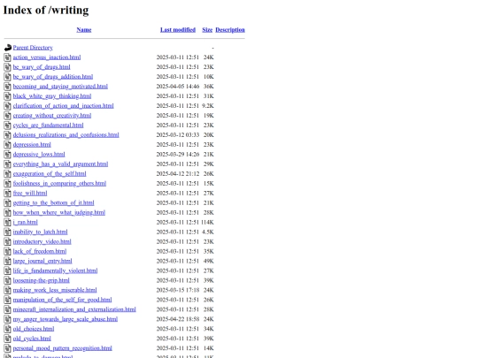 writing screenshot