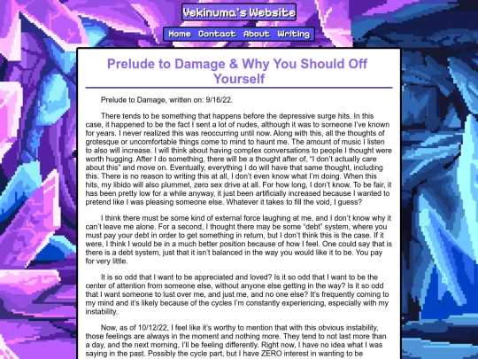 writing/prelude_to_damage screenshot