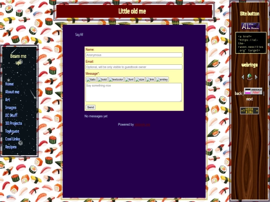 guestbook screenshot