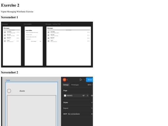 Exercise 2 screenshot