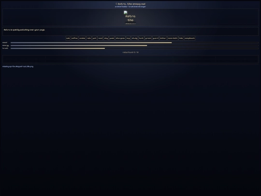 astra-snowy screenshot
