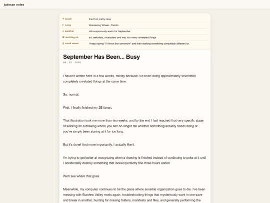 blog screenshot