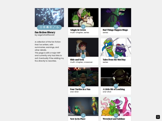 The House/Library/fanfics screenshot