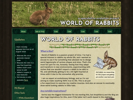 info screenshot