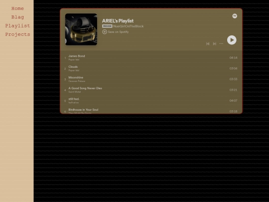 playlist screenshot