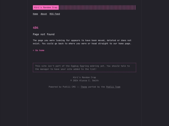 blog/404 screenshot