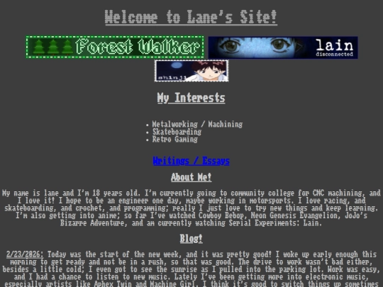 index screenshot