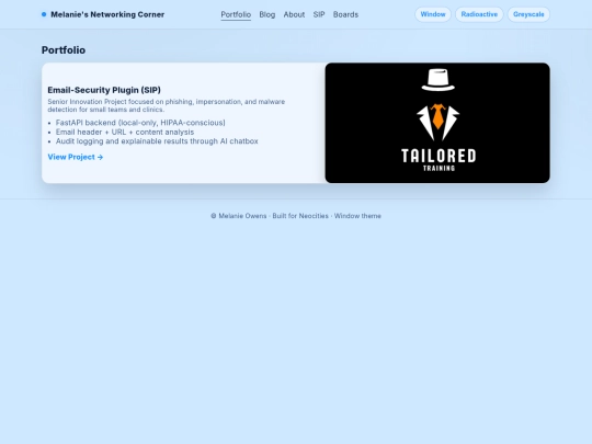portfolio screenshot