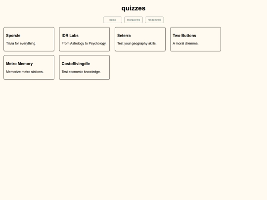 MFile/quizzes screenshot