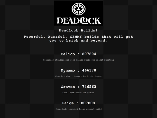 deadlock screenshot