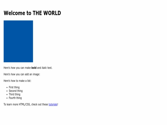 index screenshot