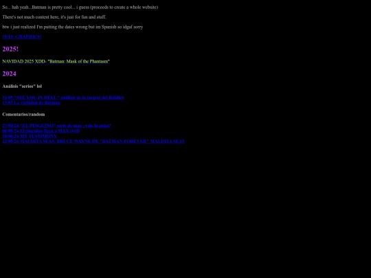 batsy/blog screenshot